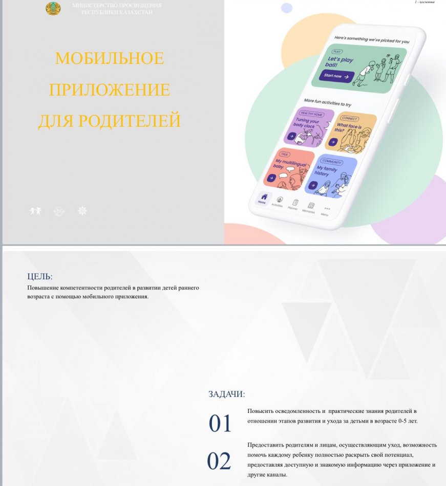 Мобильное приложение для родителей